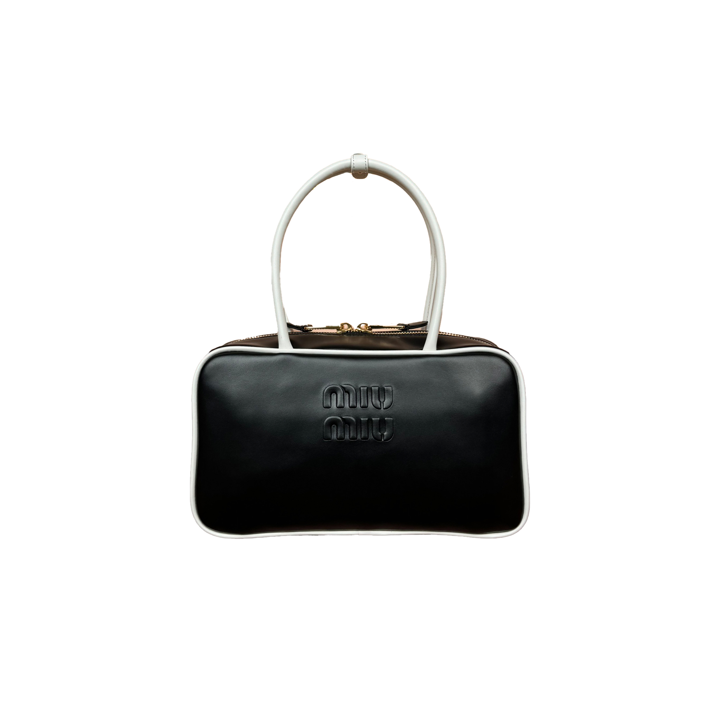 MIU MIU BEAU NAPLAK LEATHER BAG 5BB172 (29*17*9cm)